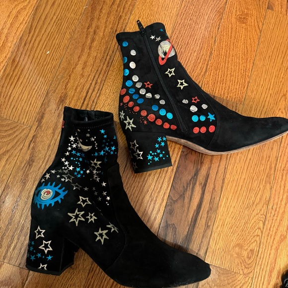 VALENTINO GALAXY ASTRO BOOTS SIZE 40 - Picture 1 of 7